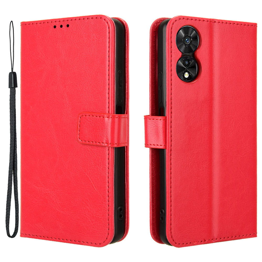 For TCL 505 T509K T5094 Case Viewing Stand PU Leather Crazy Horse Texture Phone Cover For TCL 505 T509K T5094 Case Viewing Stand PU Leather Crazy Horse Texture Phone Cover